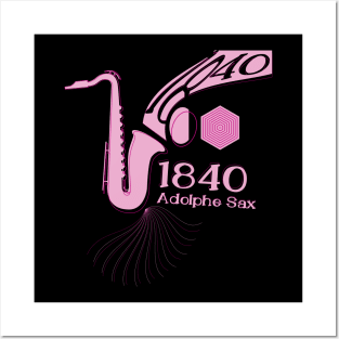 1840, The birth of saxophone music Posters and Art